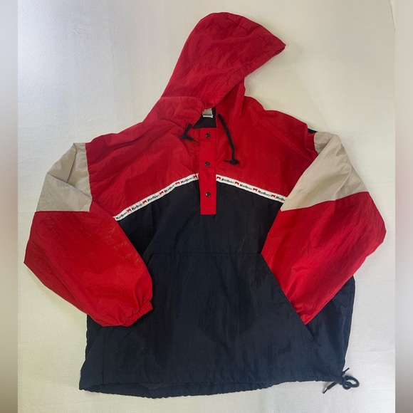 Marlboro Other - Vintage Marlboro Winbreaker Pullover Hoodie Jacket Size Large B